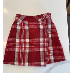 Liz Lisa Plaid Skirt with Buttons - Size 0